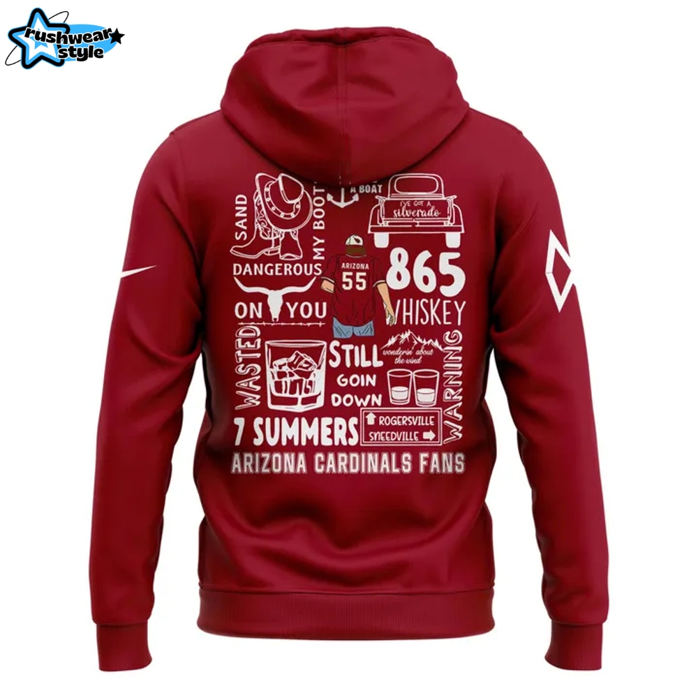 Arizona Cardinals x Morgan Wallen "I'm The Problem Tour" 2025 Special Hoodie Arizona Cardinals x Morgan Wallen "I'm The Problem Tour" 2025 Special Hoodie