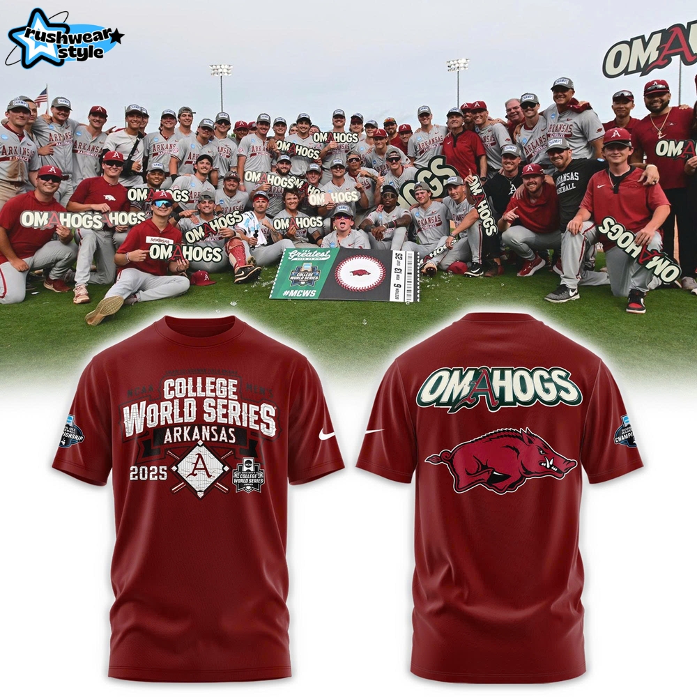 Arkansas Razorback Baseball College World Series 2025 Shirt Arkansas Razorback Baseball College World Series 2025 Shirt