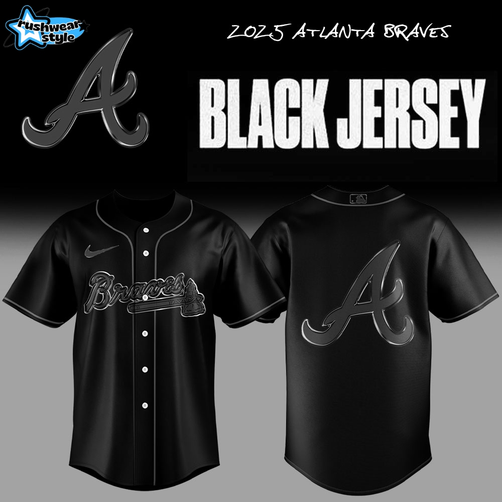 Atlanta Braves Back In Black Limited Edition Jersey Atlanta Braves Back In Black Limited Edition Jersey