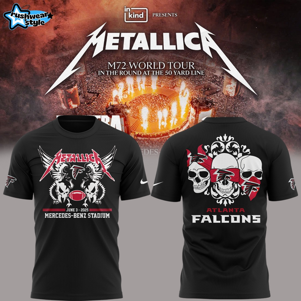 Atlanta Falcons x Metallica M72 World Tour Special Tee Atlanta Falcons x Metallica M72 World Tour Special Tee