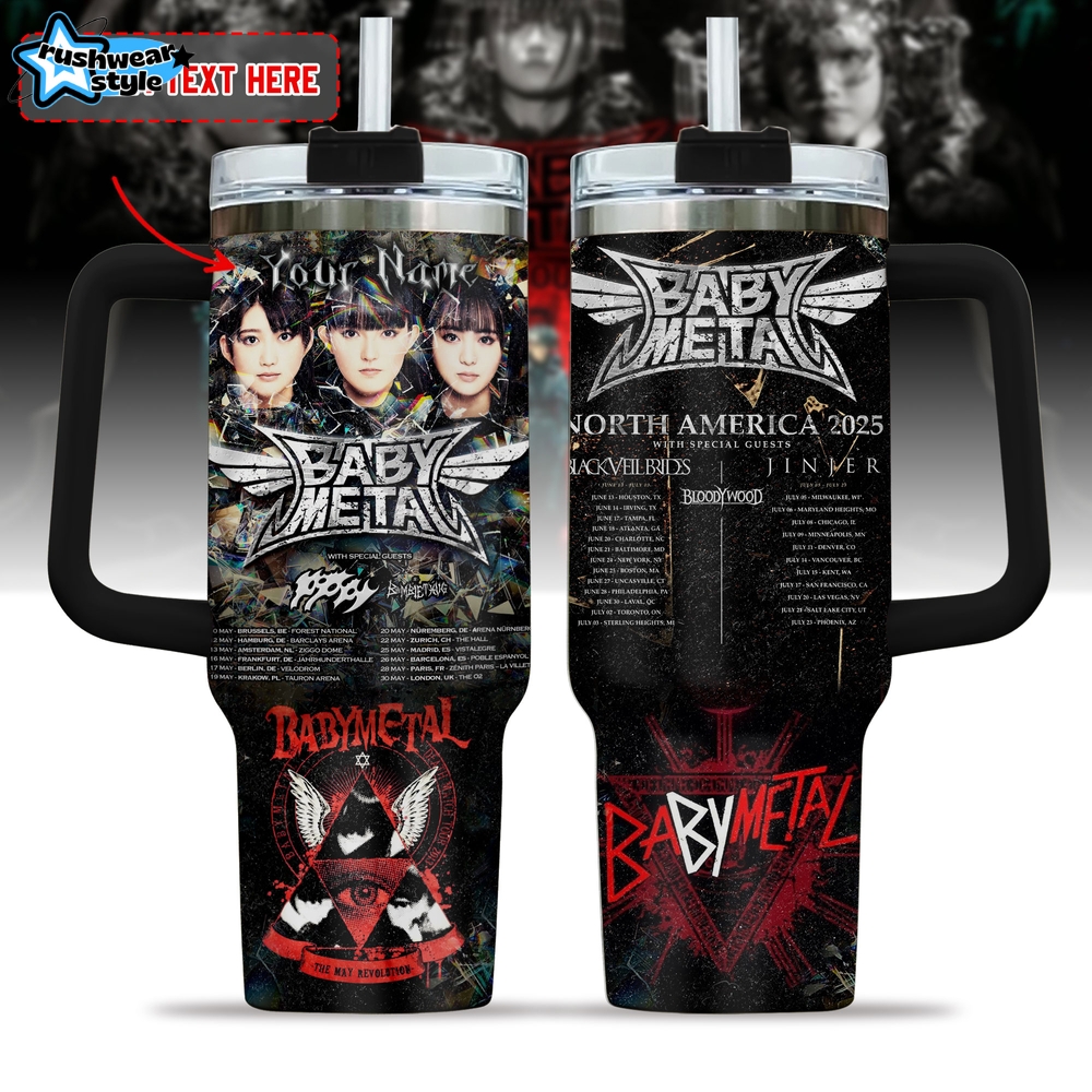 Babymetal North America 2025 Tour Special Edition Stanley Tumbler Babymetal North America 2025 Tour Special Edition Stanley Tumbler