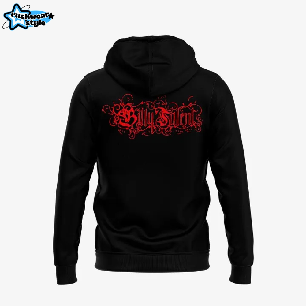 Billy Talent In Quebec Canada Tour 2025 Special Black Hoodie Billy Talent In Quebec Canada Tour 2025 Special Black Hoodie
