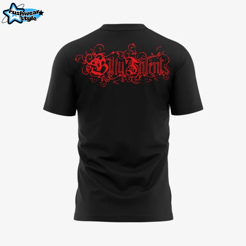 Billy Talent In Quebec Canada Tour 2025 Special Black Tee Billy Talent In Quebec Canada Tour 2025 Special Black Tee
