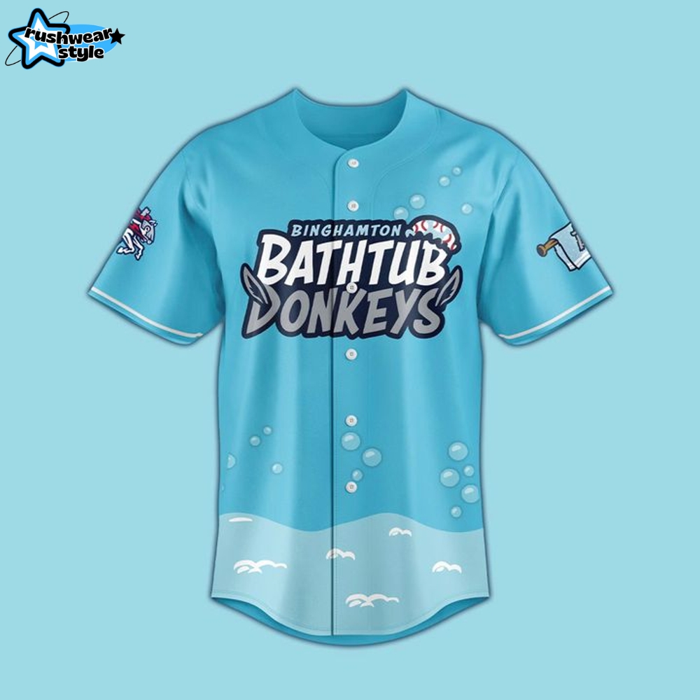 Binghamton Bathtub x Donkeys 2025 Special Edition Jersey Binghamton Bathtub x Donkeys 2025 Special Edition Jersey