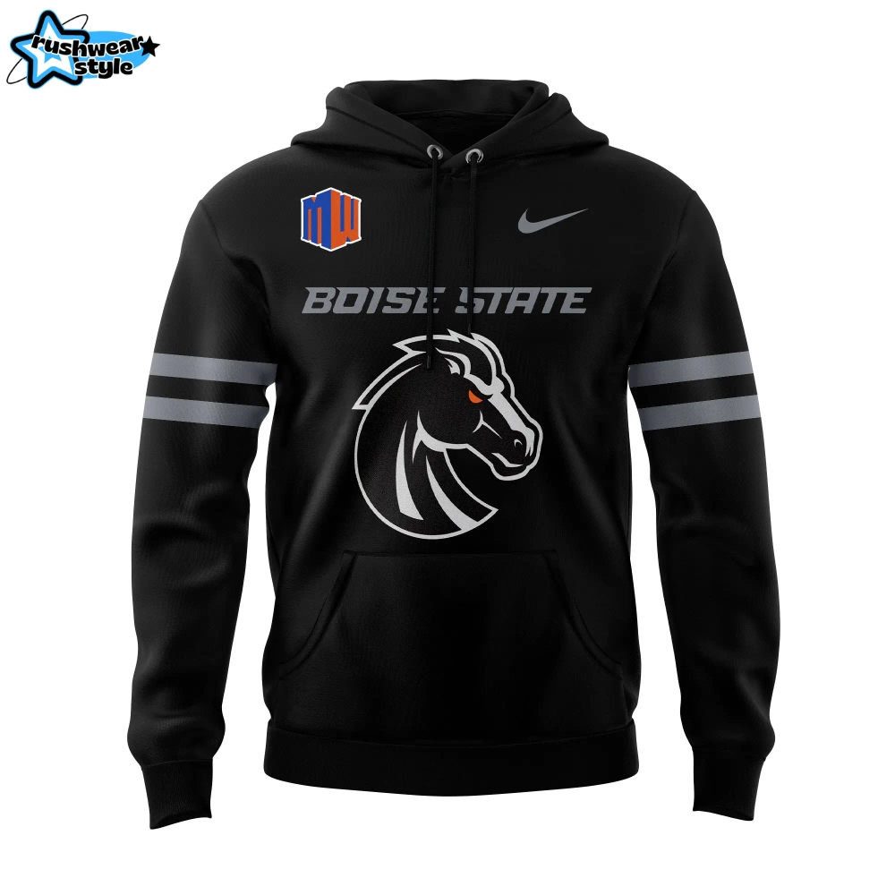 Boise State Broncos Football NCAA DARK MODE Hoodie Boise State Broncos Football NCAA DARK MODE Hoodie