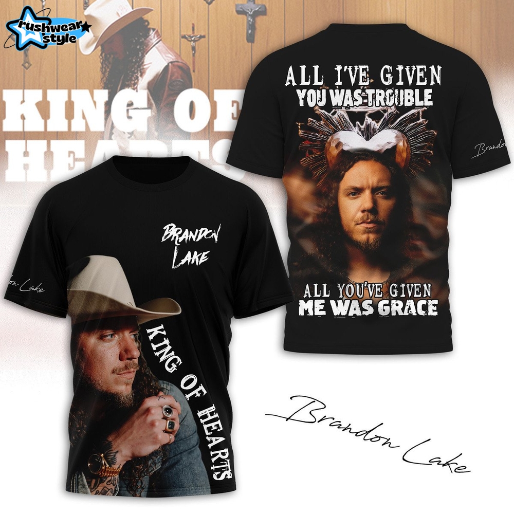 Bradon Lake King Of Hearts Tour 2025 Premium Shirt Bradon Lake King Of Hearts Tour 2025 Premium Shirt