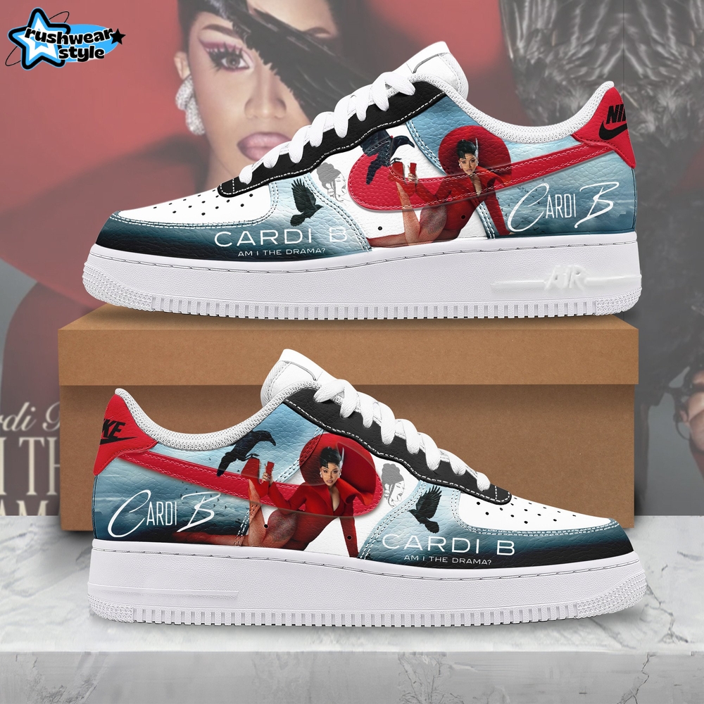 Cardi B "Am I the Drama?" New Album 2025 Limited Air Force 1 Sneakers Cardi B "Am I the Drama?" New Album 2025 Limited Air Force 1 Sneakers