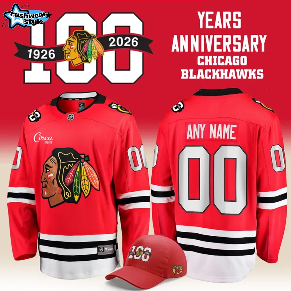 Chicago Blackhawks 100 Years Anniversary Special Edition Hockey Jersey Chicago Blackhawks 100 Years Anniversary Special Edition Hockey Jersey