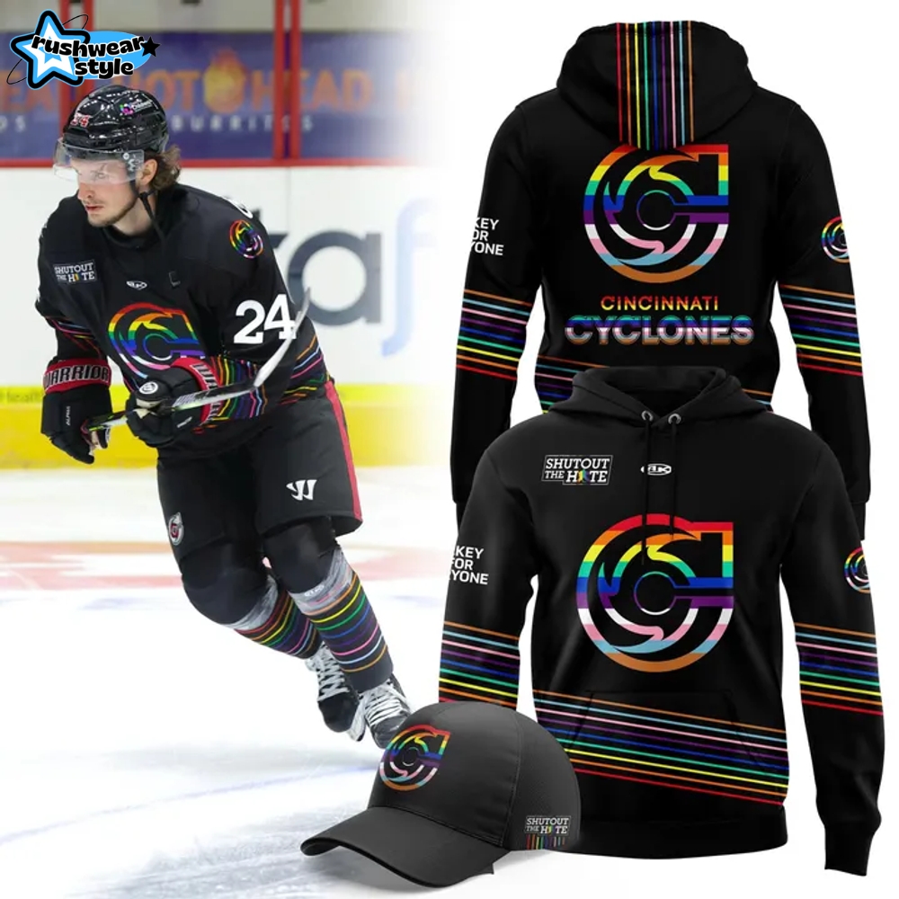 Cincinnati Cyclones x Pride Month Hoodie Set 2025 Cincinnati Cyclones x Pride Month Hoodie Set 2025