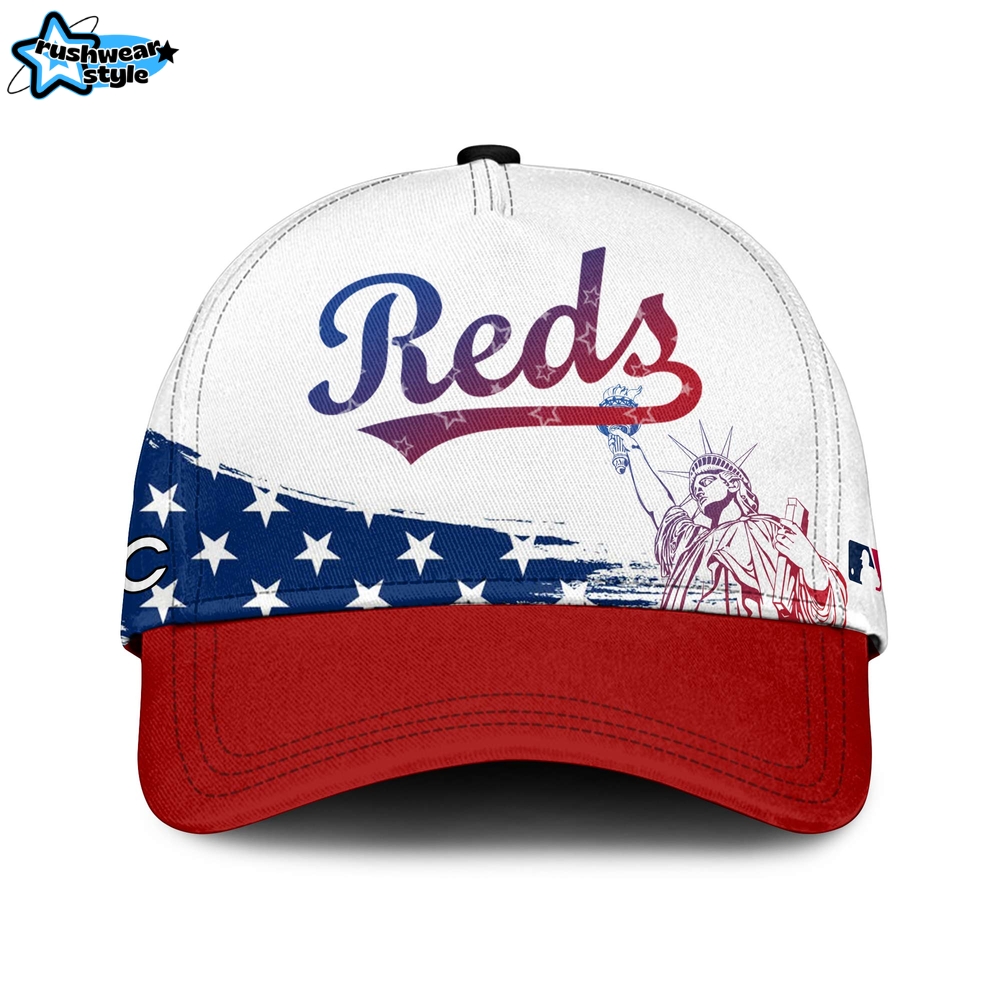 Cincinnati Reds x 4th Of July USA Baseball Jersey 2025 Cincinnati Reds x 4th Of July USA Baseball Jersey 2025