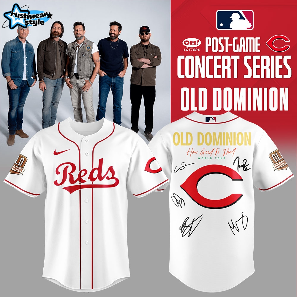 Cincinnati Reds x Old Dominion Post-Game Concert Series Jersey 2025 Cincinnati Reds x Old Dominion Post-Game Concert Series Jersey 2025