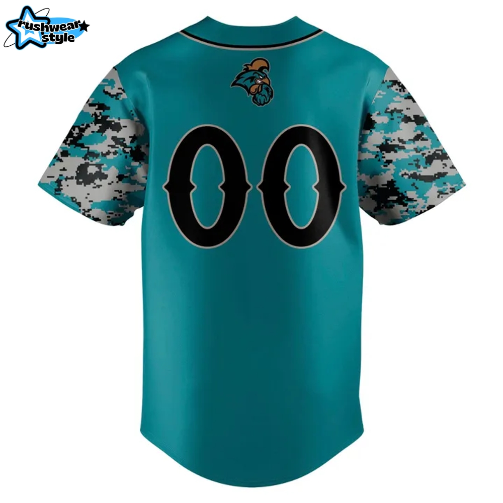 Coastal Carolina 2025 Camo Special Baseball Jersey Coastal Carolina 2025 Camo Special Baseball Jersey