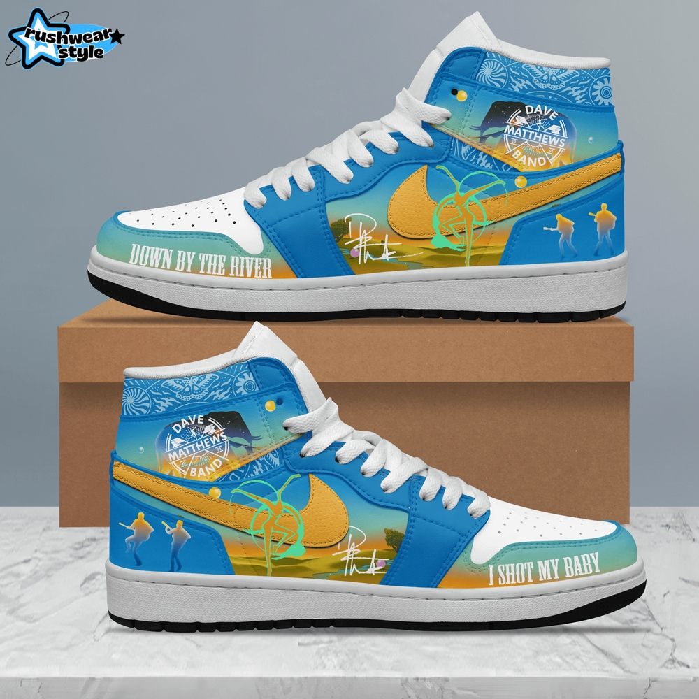Dave Matthews Band "Down By The River" Limited Edition Air Jordan 1 Sneaker Dave Matthews Band "Down By The River" Limited Edition Air Jordan 1 Sneaker