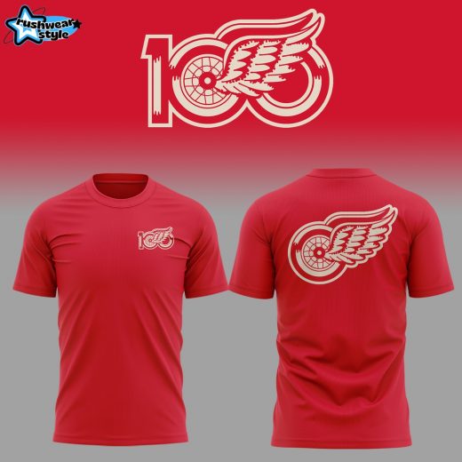 Detroit Red Wings 100th NHL Season New Logo Limited Shirt
