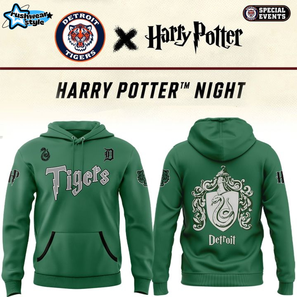 Detroit Tigers x Harry Potter Special Edition Hoodie Detroit Tigers x Harry Potter Special Edition Hoodie