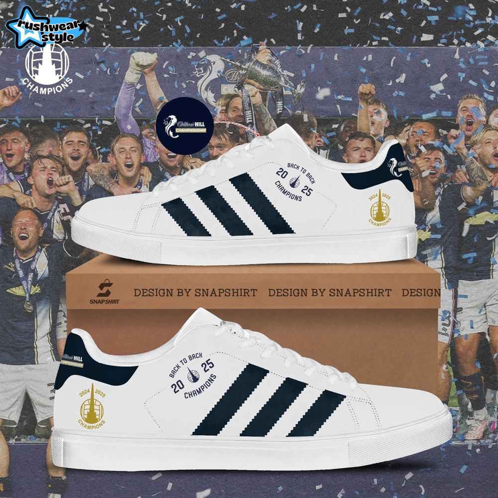 Falkirk FC Back to Back Champions 24/25 Stan Smith Shoes Falkirk FC Back to Back Champions 24/25 Stan Smith Shoes