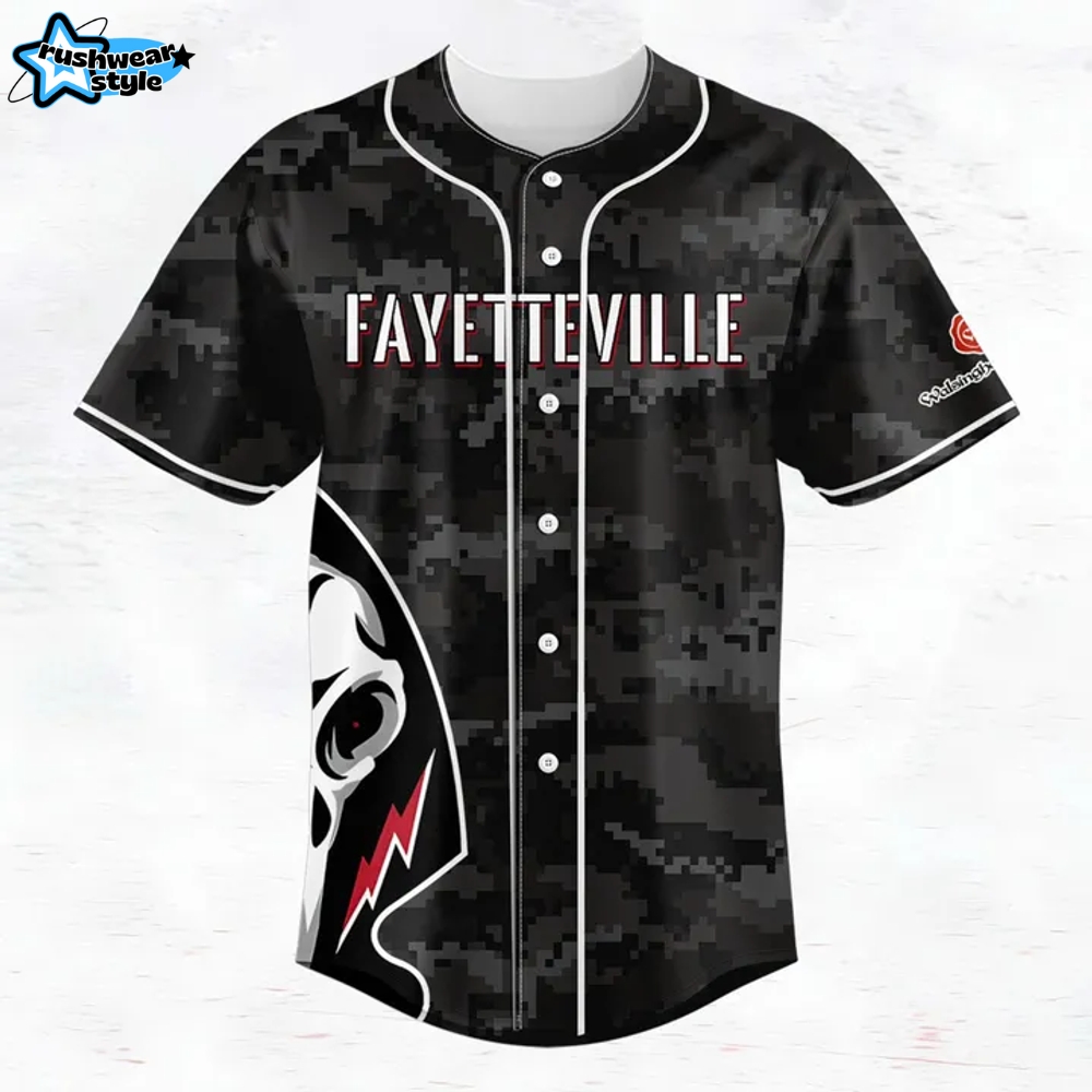 Fayetteville Woodpeckers x Black Ops New 2025 Baseball Jersey Fayetteville Woodpeckers x Black Ops New 2025 Baseball Jersey