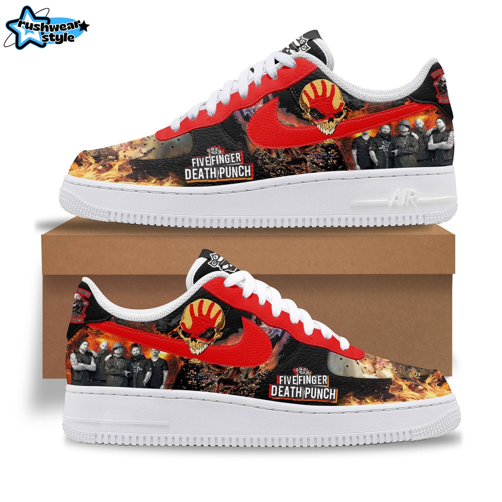 Five Finger Death Punch Live Sullivan Arena 2025 Limtited Air Force 1 Sneakers Five Finger Death Punch Live Sullivan Arena 2025 Limtited Air Force 1 Sneakers