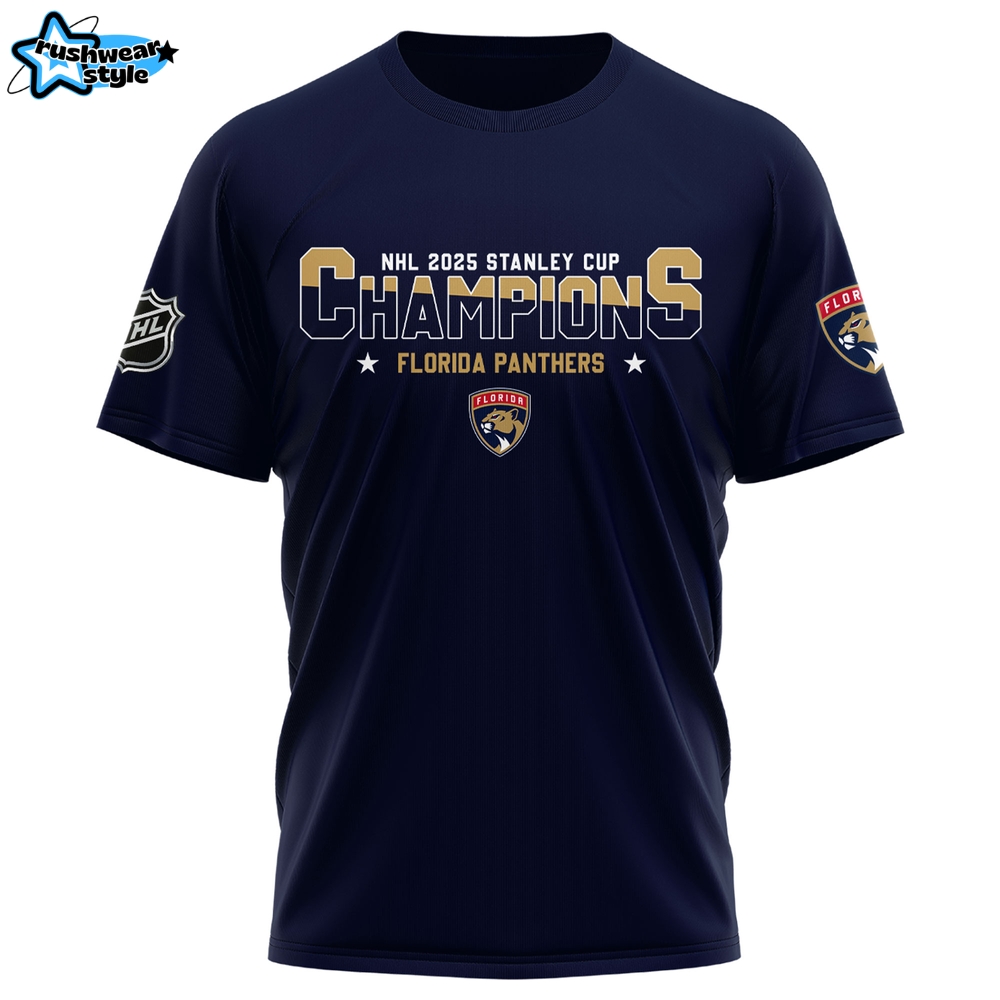 Florida Panthers Champions NHL Stanley Cup 2025 Shirt Florida Panthers Champions NHL Stanley Cup 2025 Shirt