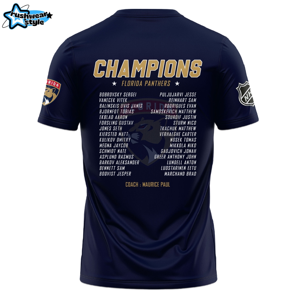 Florida Panthers Champions NHL Stanley Cup 2025 Shirt Florida Panthers Champions NHL Stanley Cup 2025 Shirt