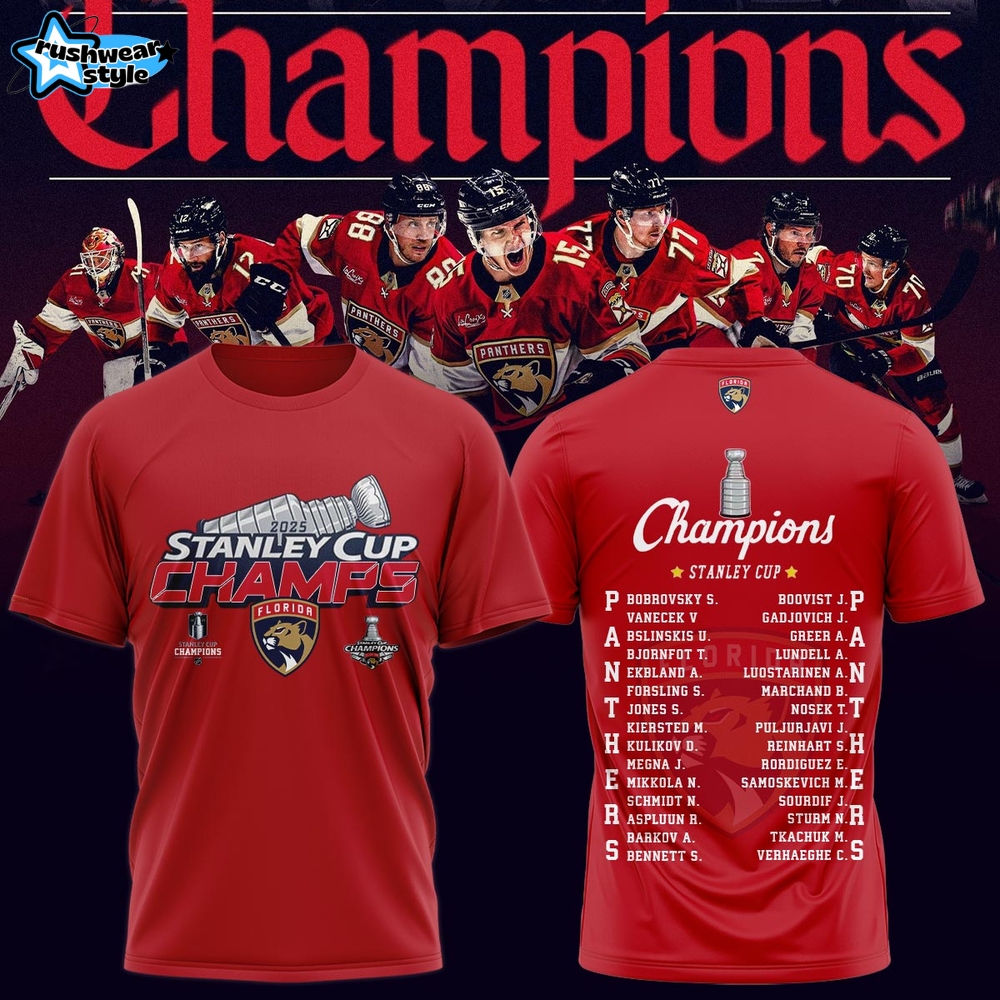 Florida Panthers National Hockey League Champions 2025 Shirt Florida Panthers National Hockey League Champions 2025 Shirt