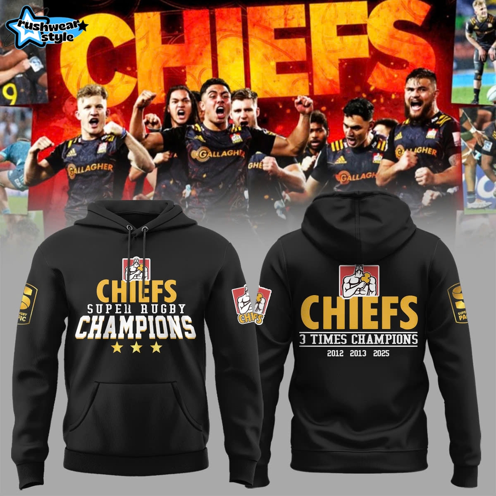 Gallagher Chiefs Super Rugby Pacific Champions 2025 Special Hoodie Gallagher Chiefs Super Rugby Pacific Champions 2025 Special Hoodie