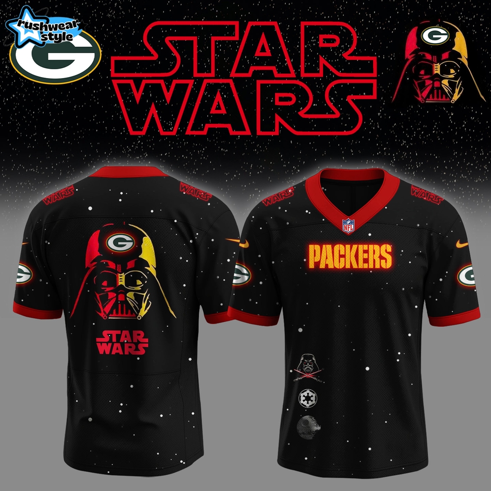 Green Bay Packers NFL x Star Wars Night 2025 Football Jersey Green Bay Packers NFL x Star Wars Night 2025 Football Jersey