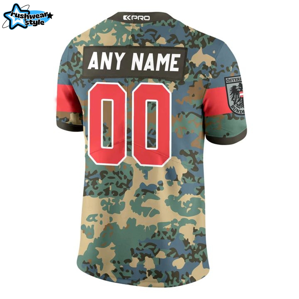 Hamburg Sea Devils Bundeswehr 2025 Camo Football Jersey Hamburg Sea Devils Bundeswehr 2025 Camo Football Jersey