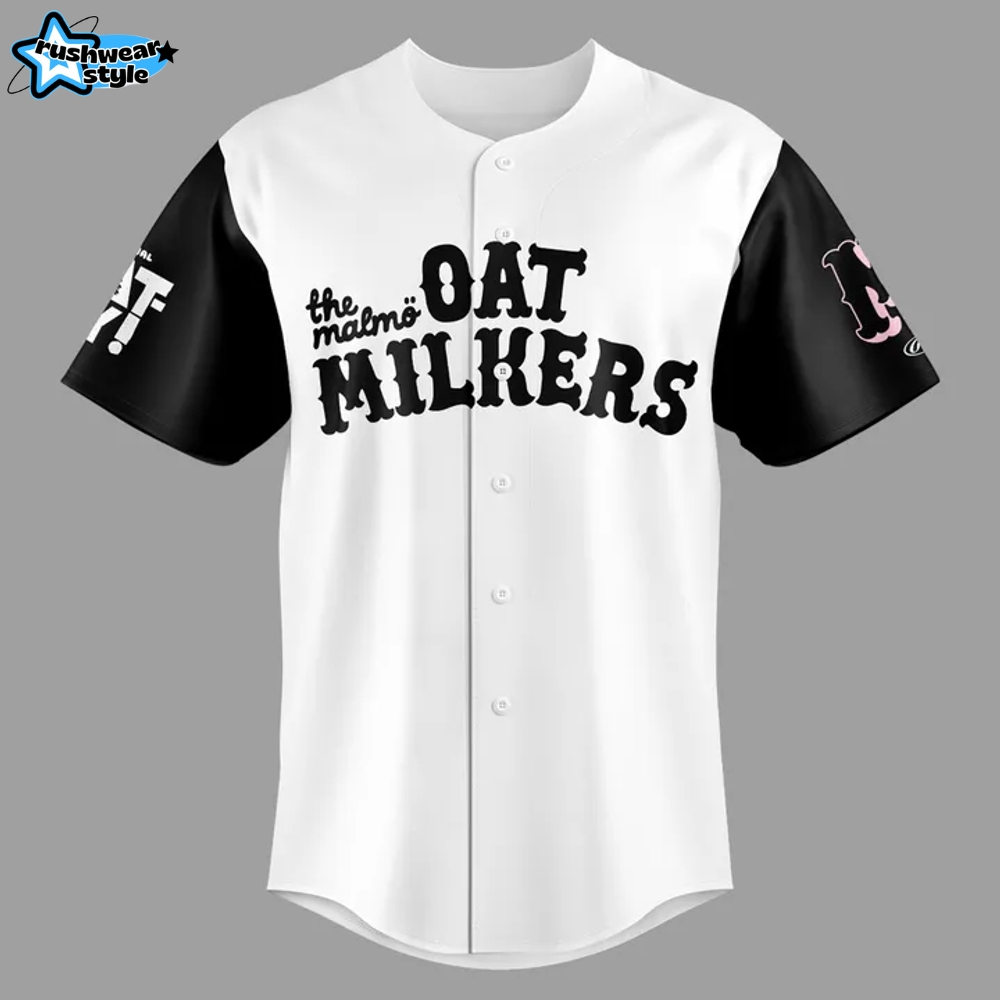 Hartford Yard Goats 2025 Malmo Oat Milkers Personalized Baseball Jersey Hartford Yard Goats 2025 Malmo Oat Milkers Personalized Baseball Jersey