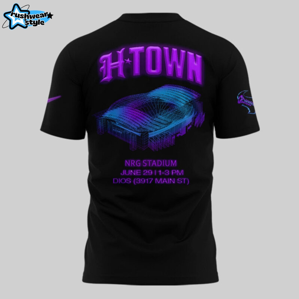 Houston Texans Football x DJ Screw Limited Edition Black Shirt 2025 Houston Texans Football x DJ Screw Limited Edition Black Shirt 2025