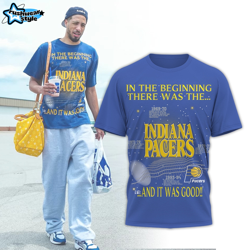 Indiana Pacers 1994 In The Beginning Special Tee Indiana Pacers 1994 In The Beginning Special Tee