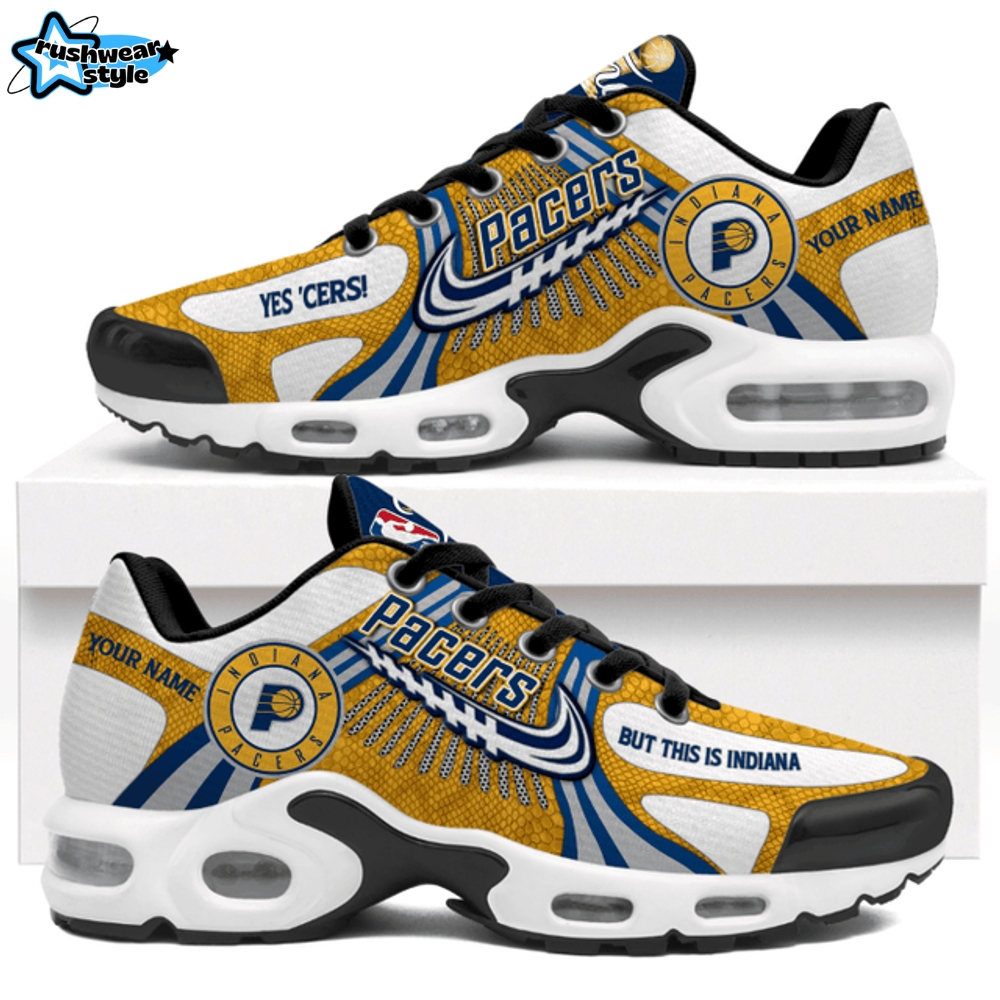 Indiana Pacers Yes 'Cers NBA Finals 2025 Air Max Plus Sneakers Indiana Pacers Yes 'Cers NBA Finals 2025 Air Max Plus Sneakers