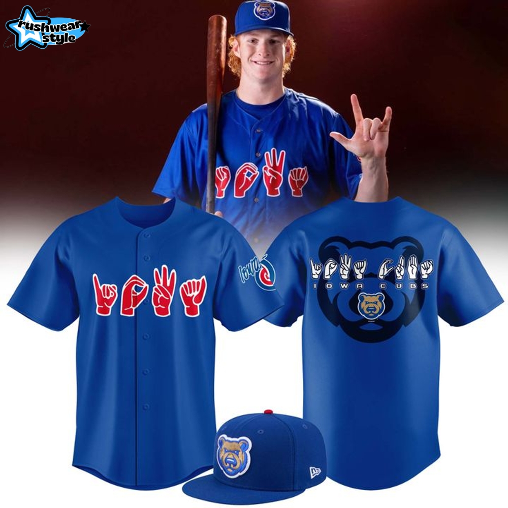 Iowa Cubs American Sign Language Night 2025 Limited Edition Baseball Jersey Iowa Cubs American Sign Language Night 2025 Limited Edition Baseball Jersey