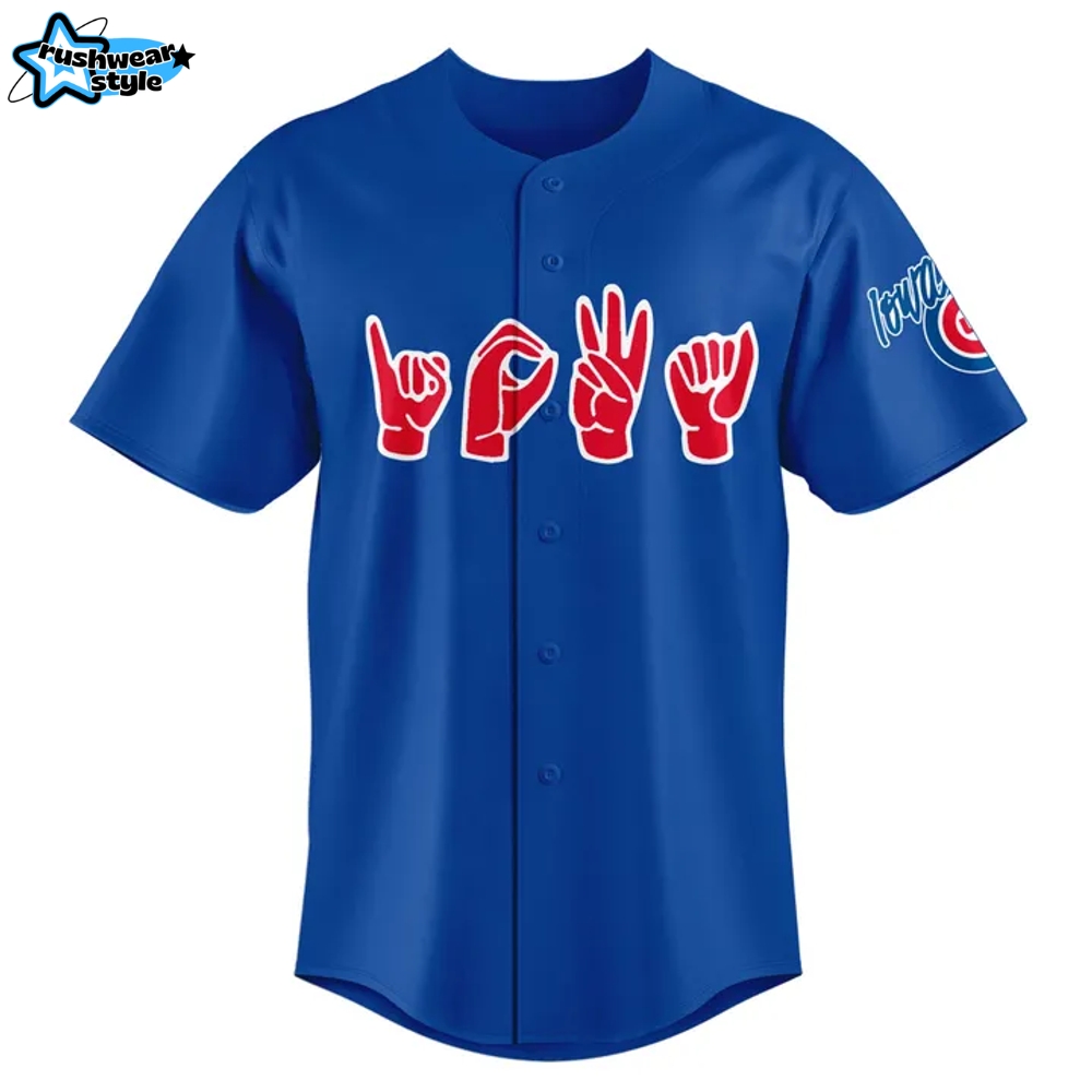 Iowa Cubs American Sign Language Night 2025 Limited Edition Baseball Jersey Iowa Cubs American Sign Language Night 2025 Limited Edition Baseball Jersey