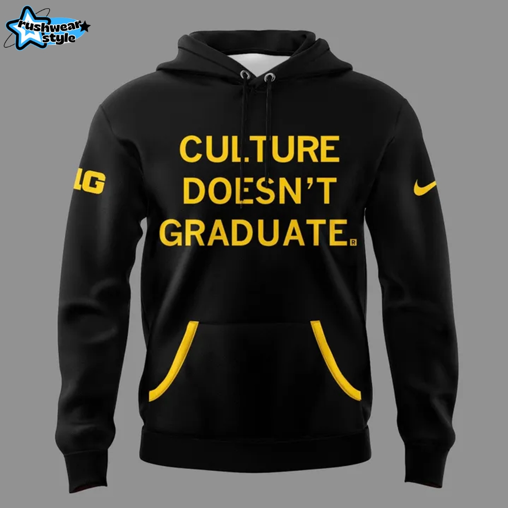 Iowa Hawkeyes x Coach Jan Jensen "Culture doesn't graduate" For Fans Hoodie Iowa Hawkeyes x Coach Jan Jensen "Culture doesn't graduate" For Fans Hoodie