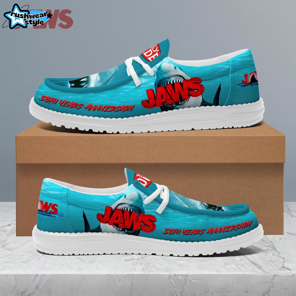 Jaws 50th Anniversary Special Hey Dude shoes Jaws 50th Anniversary Special Hey Dude shoes