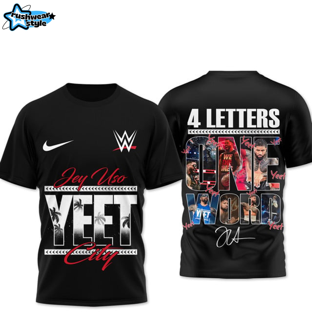 Jey Uso YEET 4 Letters One Word Special Shirt Jey Uso YEET 4 Letters One Word Special Shirt
