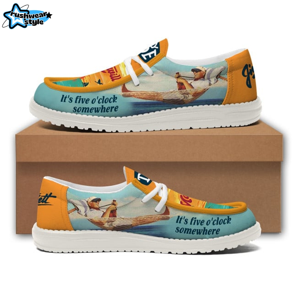 Jimmy Buffett It's 5 O'Clock Somewhere New 2025 Hey Dude Shoes Jimmy Buffett It's 5 O'Clock Somewhere New 2025 Hey Dude Shoes