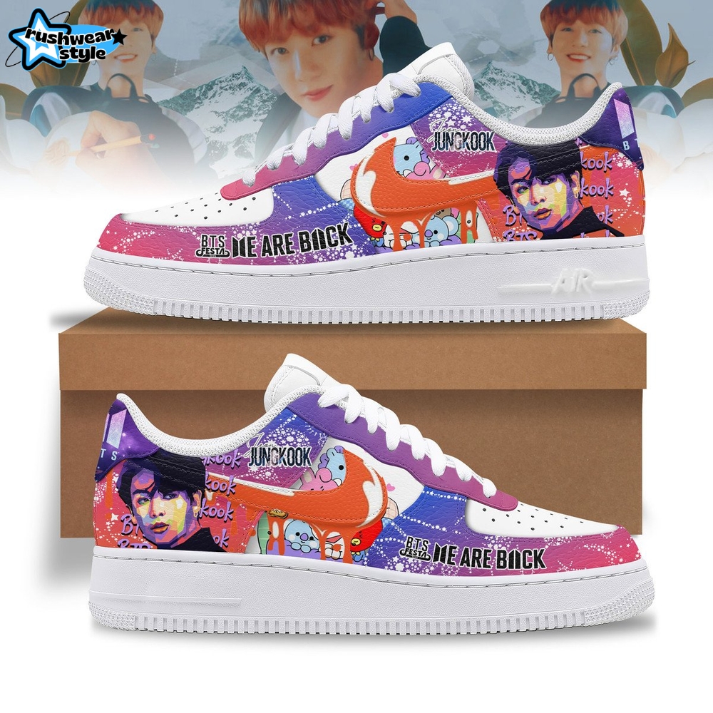 Jungkook BTS Festa 2025 We Are Back Air Force 1 Sneakers Jungkook BTS Festa 2025 We Are Back Air Force 1 Sneakers