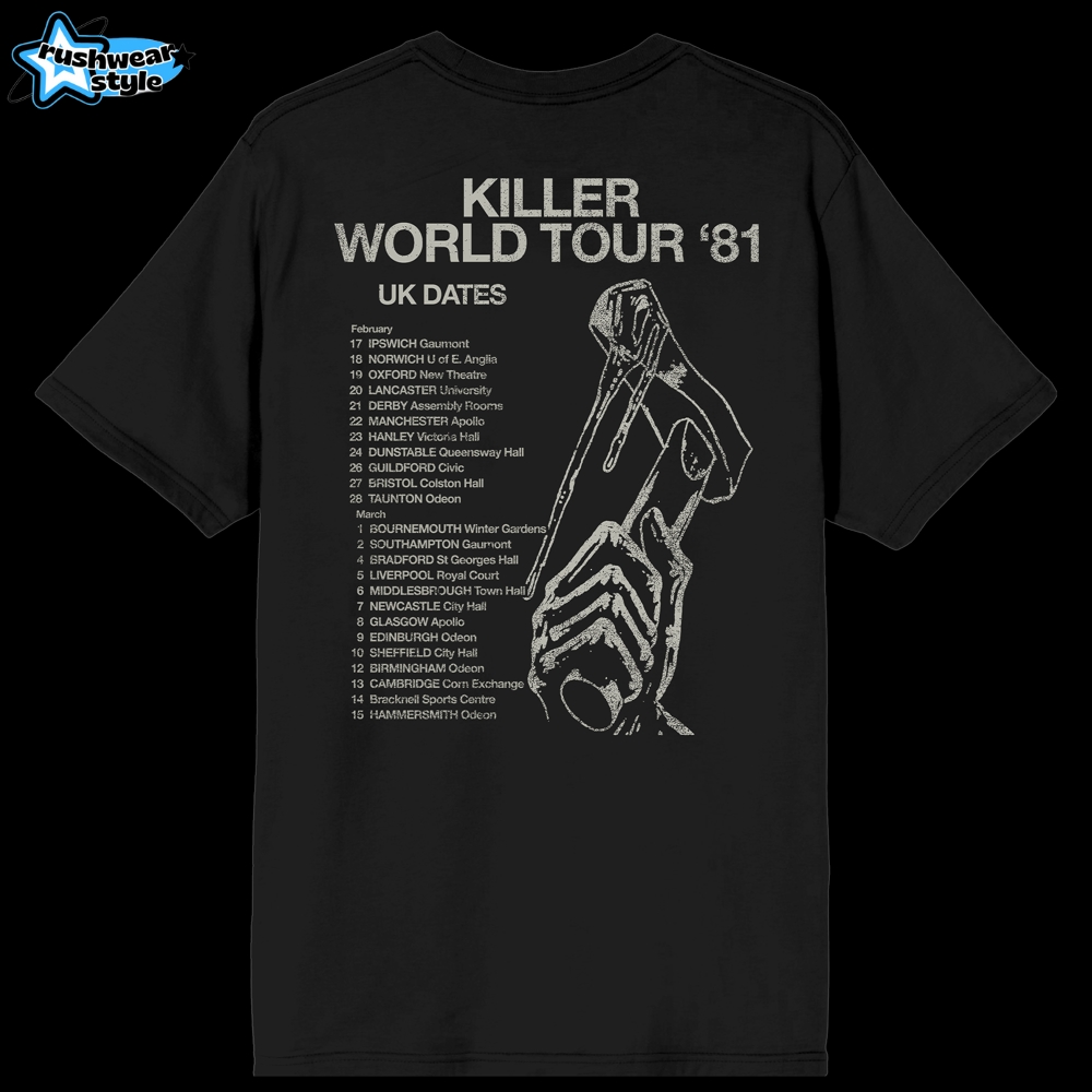 Killer 1981 Vintage Tour Tee Killer 1981 Vintage Tour Tee