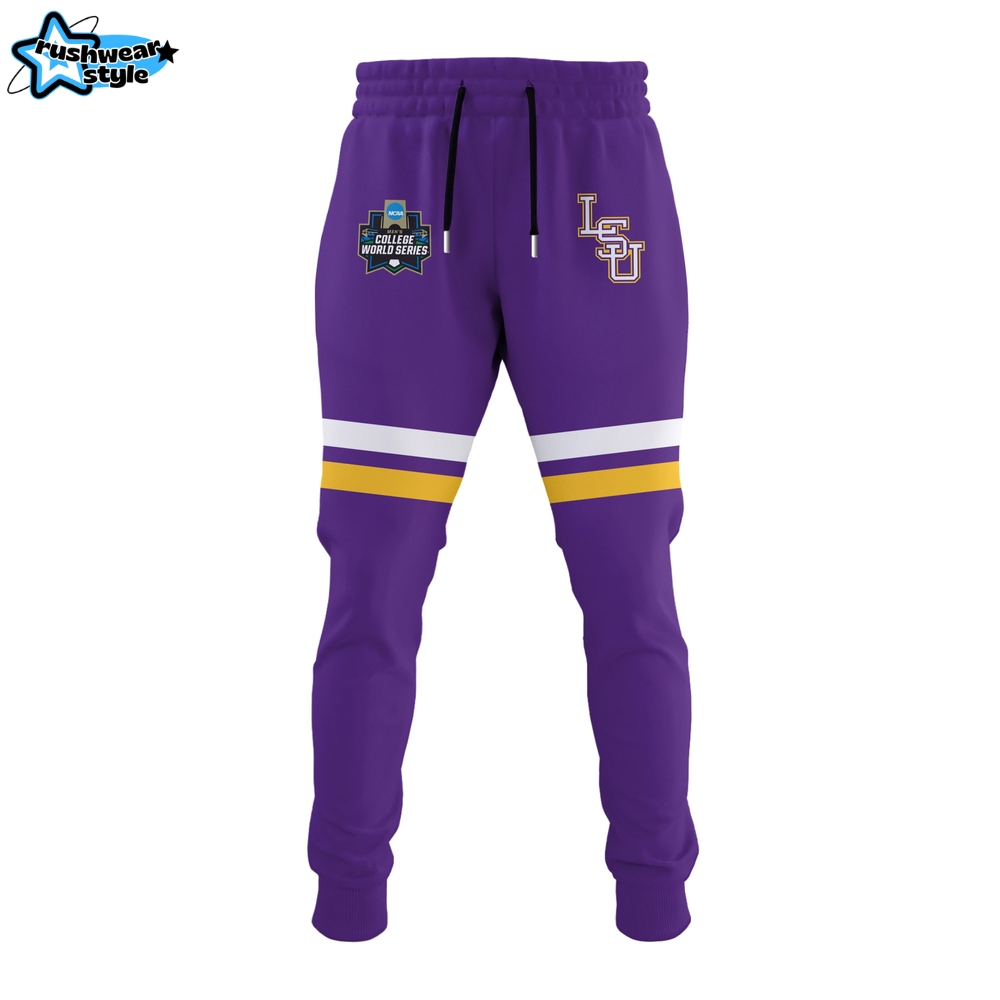 LSU Tigers 2025 NCAA Baseball National Champions Hoodie Set LSU Tigers 2025 NCAA Baseball National Champions Hoodie Set