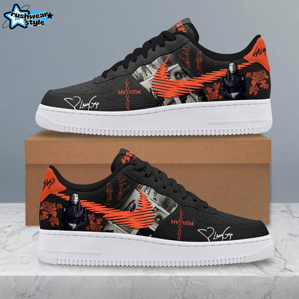 Lady Gaga Mayhem Tour Special Edition Air Force 1 Sneaker Lady Gaga Mayhem Tour Special Edition Air Force 1 Sneaker