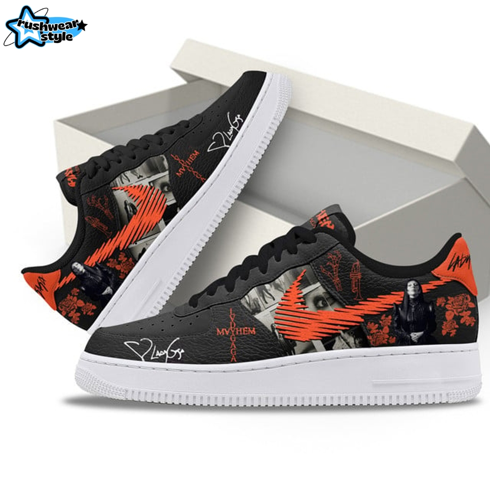 Lady Gaga Mayhem Tour Special Edition Air Force 1 Sneaker Lady Gaga Mayhem Tour Special Edition Air Force 1 Sneaker