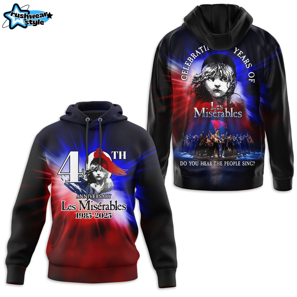 Les Misérables The Staged Concert 40th Anniversary 2025 Shirt Les Misérables The Staged Concert 40th Anniversary 2025 Shirt