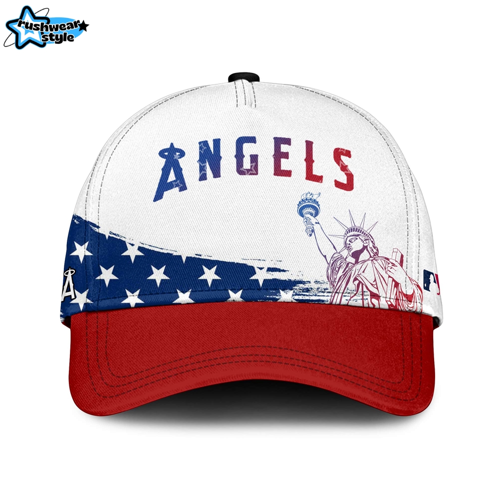 Los Angeles Angels x 4th Of July USA Baseball Jersey 2025 Los Angeles Angels x 4th Of July USA Baseball Jersey 2025