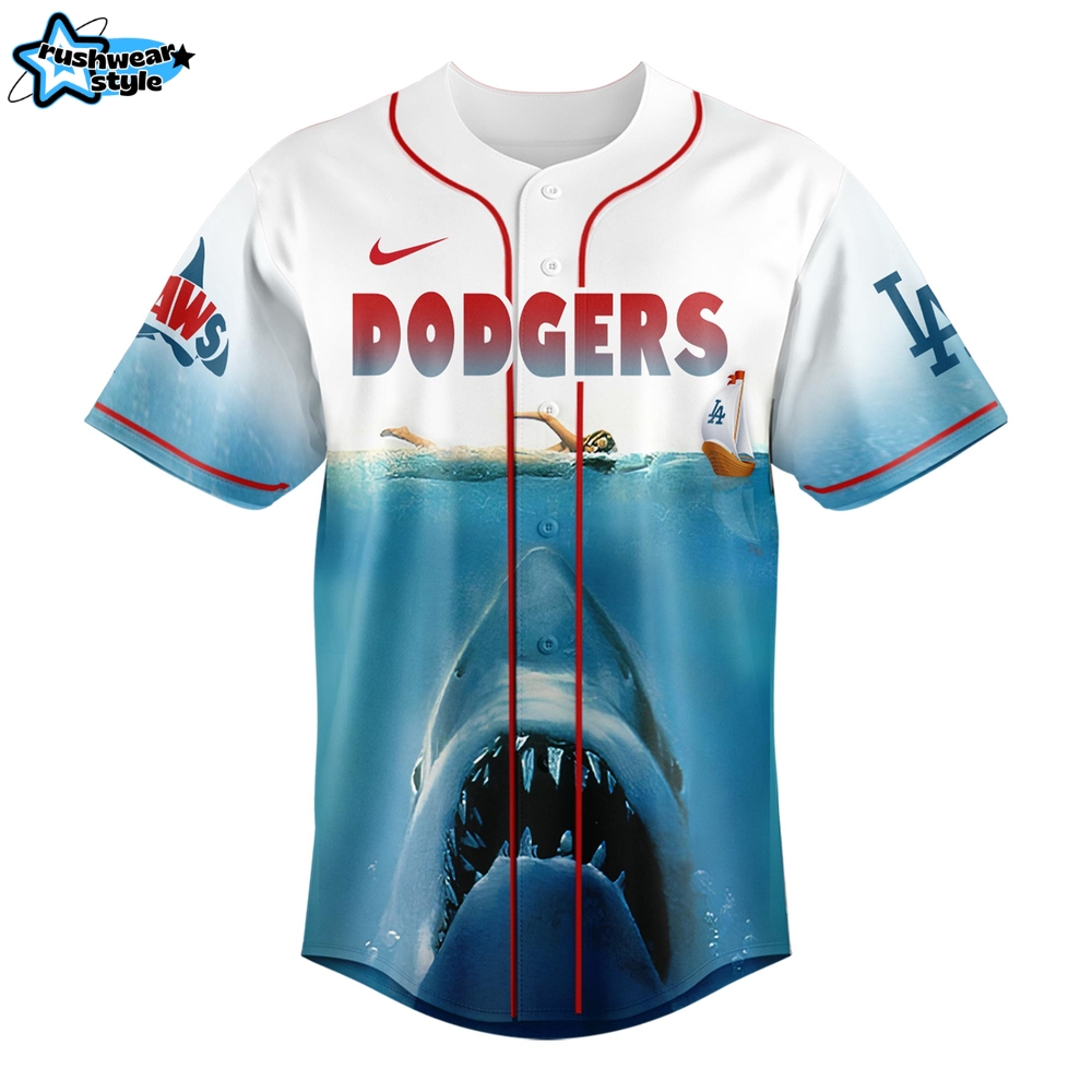 Los Angeles Dodgers MLB x JAWS 50th Anniversary Jersey 2025 Los Angeles Dodgers MLB x JAWS 50th Anniversary Jersey 2025