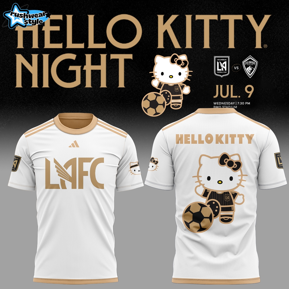 Los Angeles FC x Hello Kitty Night 2025 Premium White Shirt Los Angeles FC x Hello Kitty Night 2025 Premium White Shirt