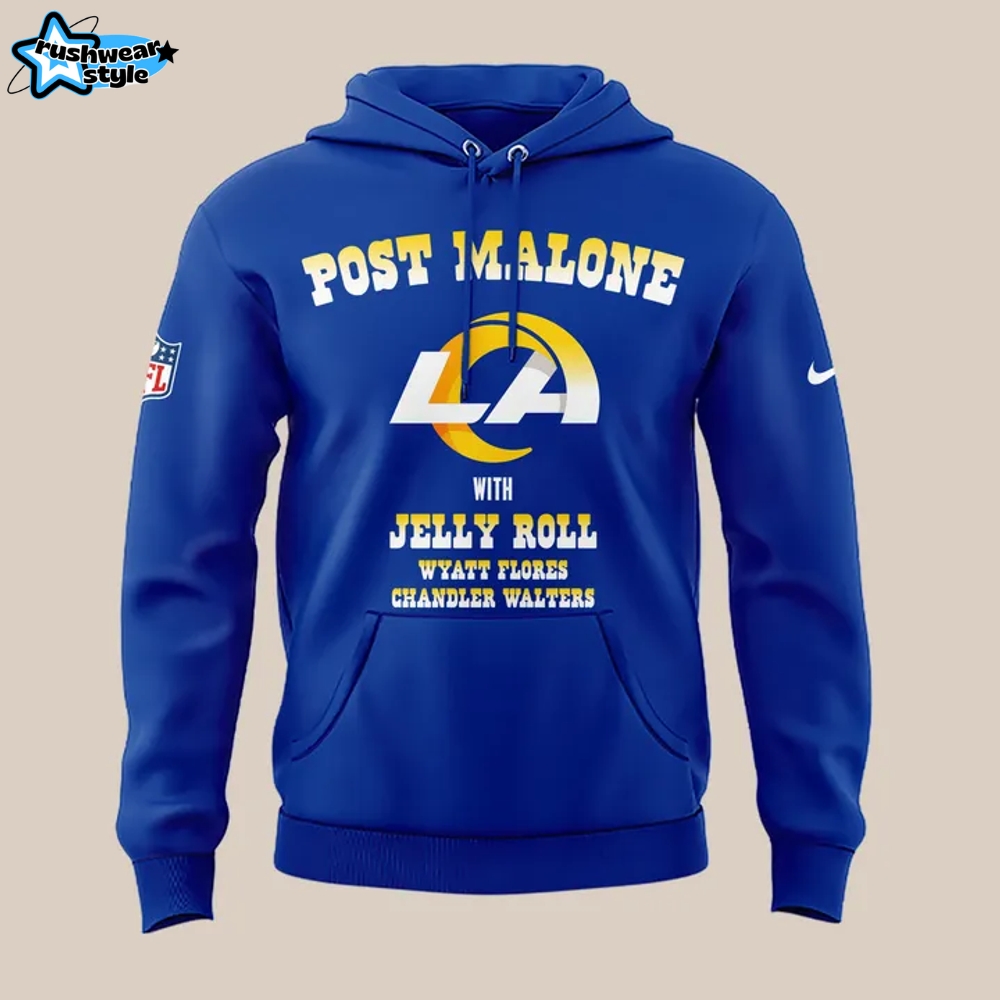 Los Angeles Rams x Post Malone The Big Ass Stadium Tour Hoodie Set 2025 Los Angeles Rams x Post Malone The Big Ass Stadium Tour Hoodie Set 2025