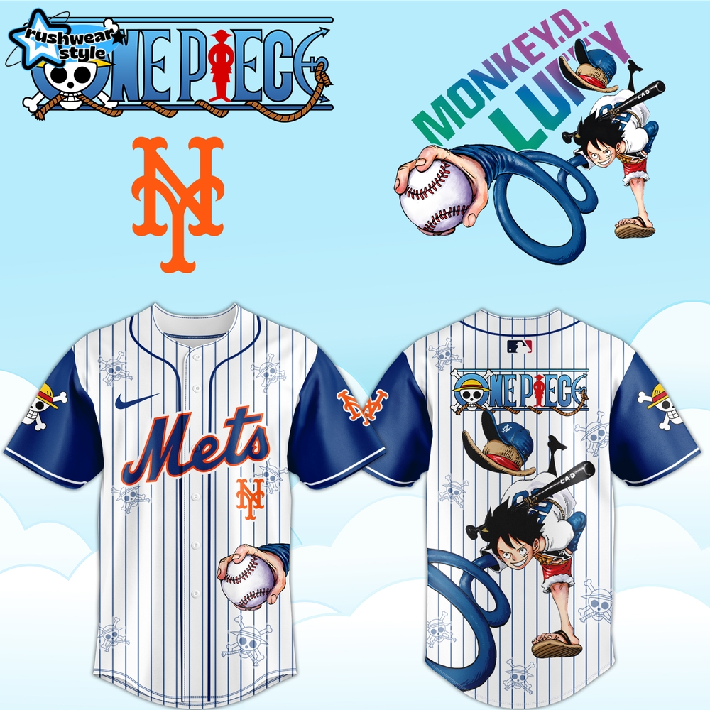 MLB New York Mets x One Piece Limited Baseball Jersey 2025 MLB New York Mets x One Piece Limited Baseball Jersey 2025