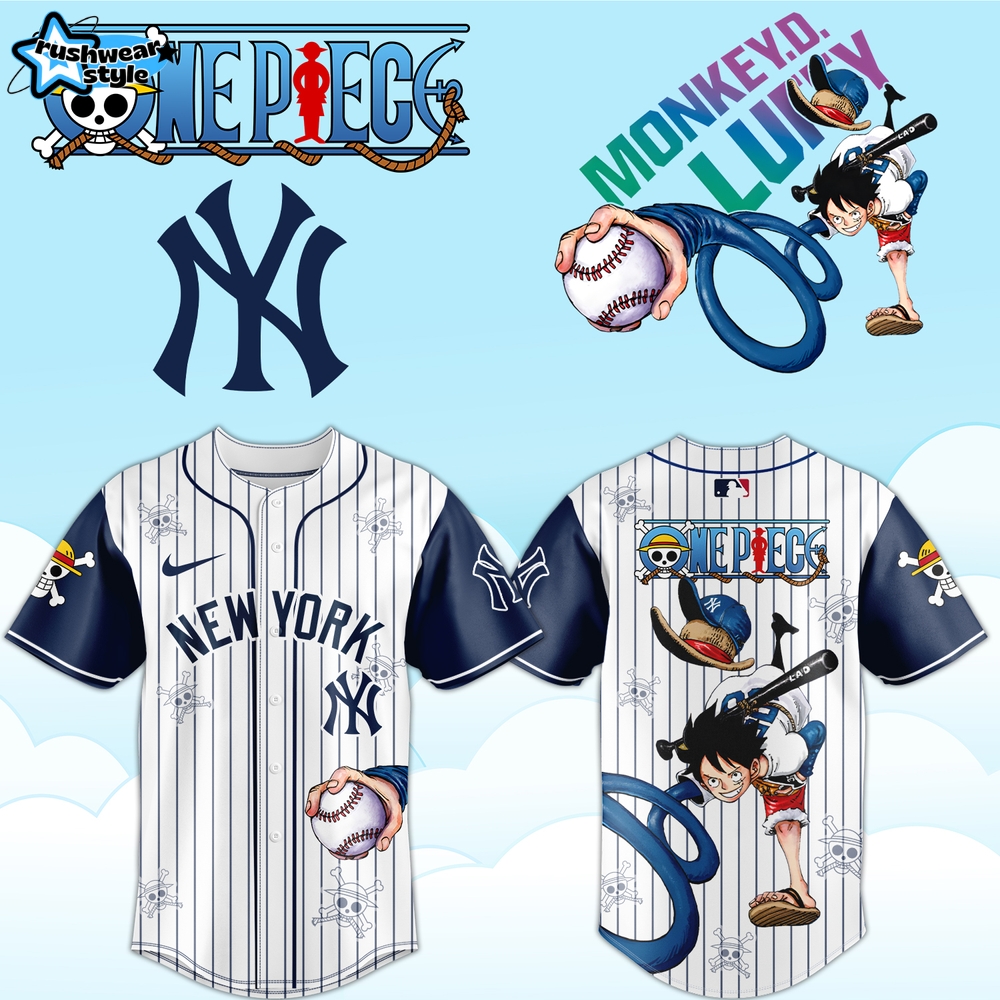 MLB New York Yankees x One Piece Limited Baseball Jersey 2025 MLB New York Yankees x One Piece Limited Baseball Jersey 2025